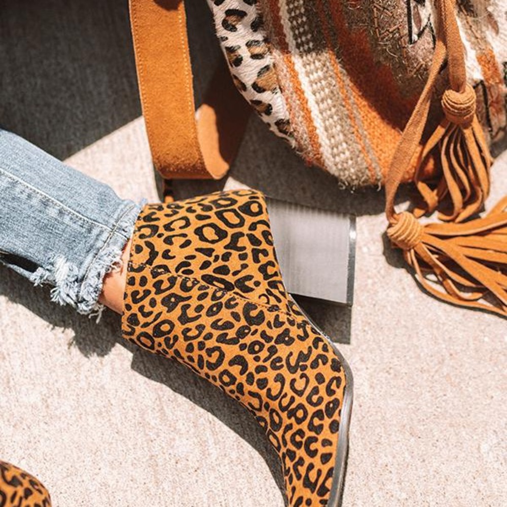 The Nava Leopard ๐ bootie - Picture 6 of 8
